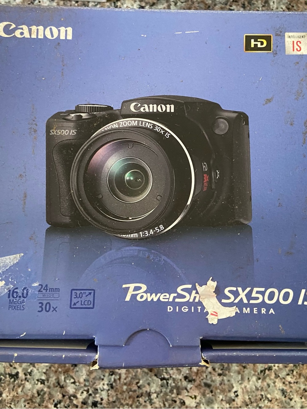 Canon PowerShot SX500 HS Black Compact Digital Camera